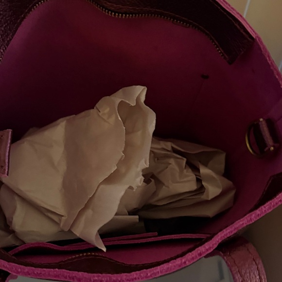 Portland Leather Goods - Full Size Cross Body zipper - ultraviolet - Picture 5 of 10